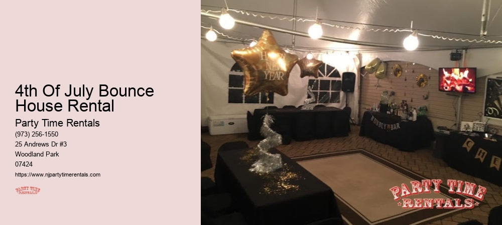4th Of July Bounce House Rental
