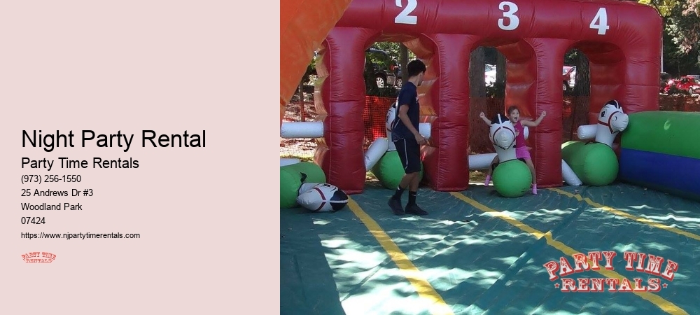 Party Rental Inflatable Obstacle Course
