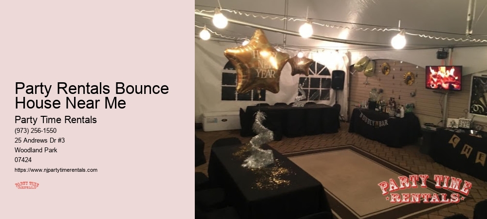 Party Rentals Bounce House Near Me