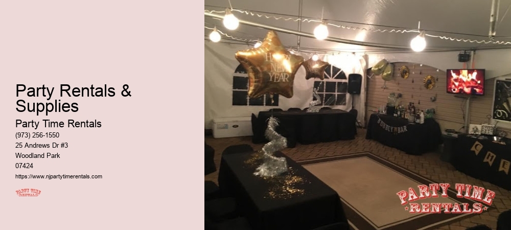 Party Rentals & Supplies